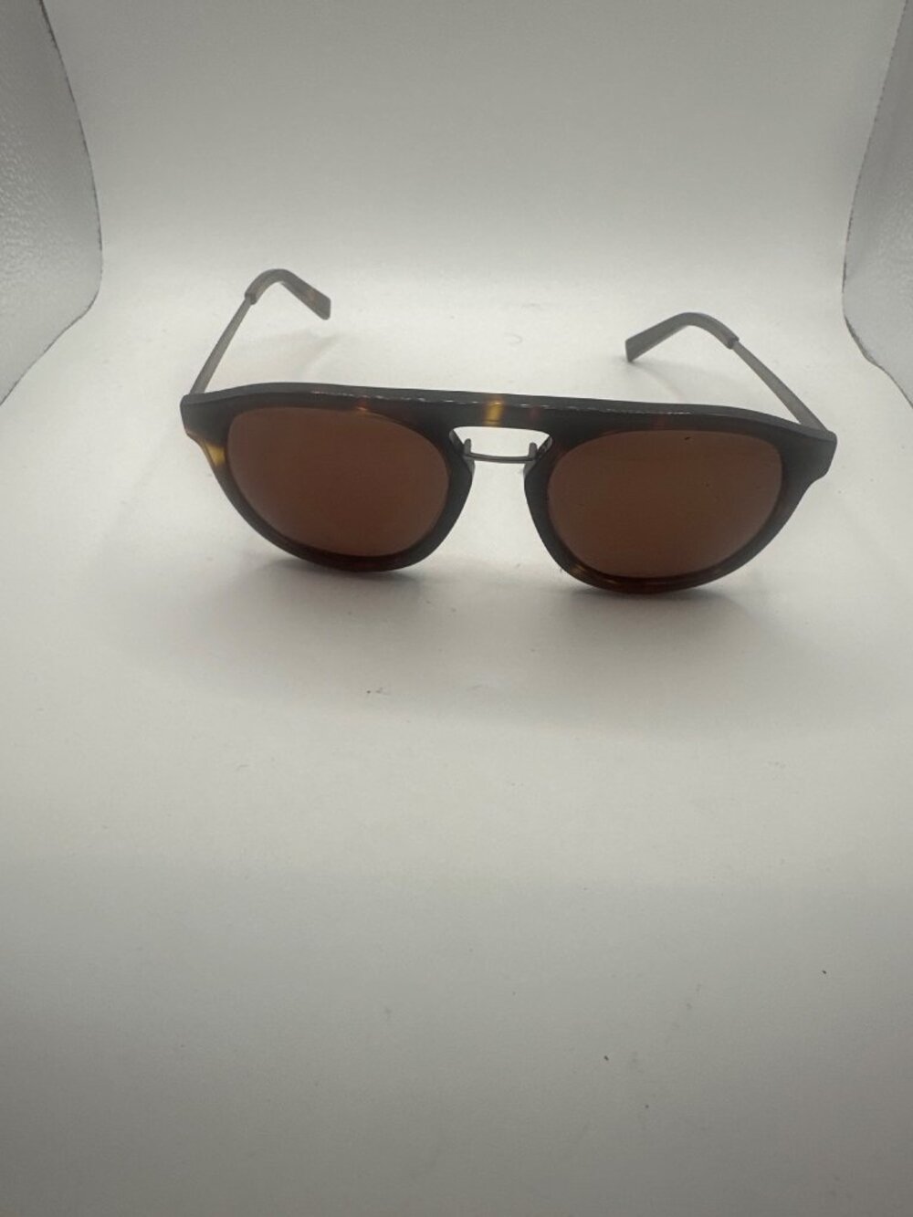 Sean John Mens Tortoise Shell Sunglasses 55-20-148 With Brown Lenses